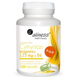 Cytrynian Magnezu 125 mg z B6 (P-5-P